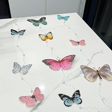 나비 diy 문커튼 분위기 연출 인테리어 소품 방 꾸미기 배경 벽