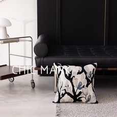 蔓臻 法式抽象抱枕套 靠枕套 客廳沙發臥室飄窗藝術設計感抱枕, Ps-1939a,45x45cm單枕頭套