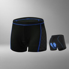 속바지 라이딩 통증 블루 자전거 XXL 엉덩이 3D 방지 젤패드 이너팬츠