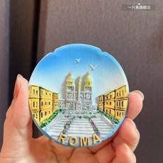 마카오마그넷 마카오기념품 성바울성당 마그네틱 마카오성당 냉장고 세계, CN. 라운드 로만 스 3호