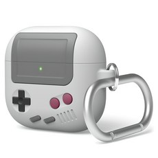 엘라고 AW5 행 케이스, 에어팟 4, 라이트그레이, 1개