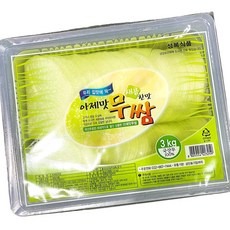 아제맛 무쌈 와사비맛 3kg 절임무, 1개, 1g