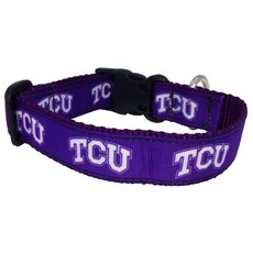 NCAA TCU 뿔 개구리 개 목걸이 (팀 색상 미디엄), NCAA TCU 뿔 개구리 개 목걸이 (팀 색상, 미디