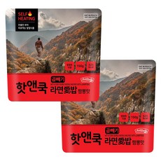 이지밥 핫앤쿡 곱빼기 라면애밥 짬뽕맛, 150g, 2개