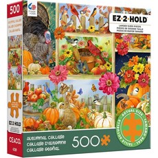 Ceaco Autumnal Collage - 500 대형 피스 직소퍼즐, Ceaco - Autumnal Collage 500 대