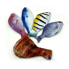 생선 디자인 닭다리 필통 특이한필통 인싸템 파우치, 고등어, 1개, 고등어