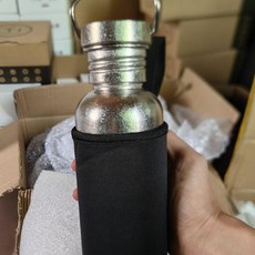 純鈦運動水壺, 500ML小冰花鈦晶款丨,廠家直銷丨單層不保溫丨關注送杯套, 1個