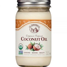 La Tourangelle 정제 코코넛 오일 요리 베이킹 헤어 스킨 케어에 적합 414ml(14온스)