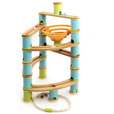 깊은산속 옹달샘 원목교구 마블런 레일블럭 놀이교구 아동센터 어린이집 학습완구, 1개