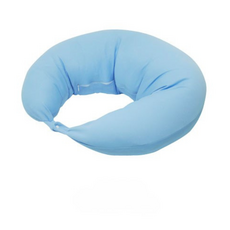 台灣製舒壓哺乳枕/授乳枕 - 多功能孕婦枕, 哺乳枕-藍色(>1個超取請個別下單), 藍色
