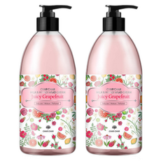 샤샤 밀크 앤 허니 핸드크림 쥬이시 그레이프 프룻, 500ml, 2개