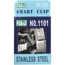 徠福 Life 非釘書針 NO.1101，免針環保裝訂，安全易用，辦公學習好幫手, 1個, 規格:不銹鋼40入18*6mm, 18*6mm