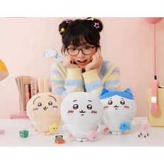 Miniso名創優品 吉伊卡哇背背包系列玩偶娃娃 可愛造型 柔軟舒適 輕巧背包, 1個, 小可愛背包玩偶