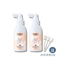 汪咪博士 寵物口腔保健噴液 免刷洗牙 擺脫口臭牙結石 潔牙水漱口水, 1個, 貓專用2瓶+贈紗布牙刷3入一包優惠價