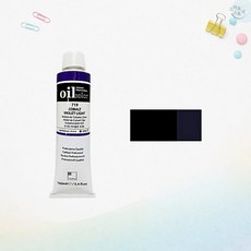 SCS 유화물감 유화칼라 램프블랙 검정색 50ml 3개 신한 전문가용 그림도구 취미미술 화구