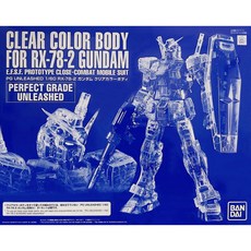 BANDAI 鋼彈UC PG UNLEASHED 1/60 RX-78-2 GUNDAM 初鋼 彩透裝甲套件, 1個