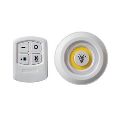 원터치 무드등 인테리어 조명 미니 취침등 전구색 램프 cob led 리모컨, 전구