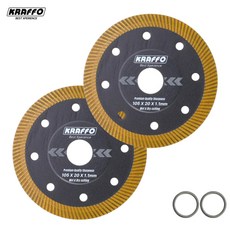 크라포 포세린 세라믹 타일 콘크리트 도자기 대리석 석재 다이아몬드 프리미엄 커팅 휠 초박형 그라인더 날, option A. 2pcs