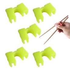 젓가락 훈련 도우미 초심자용 저녁 식사 거치대 도구, 1. Green--, 1개