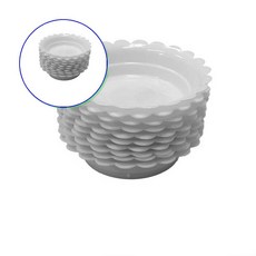 쌍문상회 지금 필요한 해바라기 막쓰는 화분받침 3호 백색화분 10개 플라스틱 화분 11cm 31872EA, 본상품