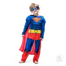 더블H샵 슈퍼맨 어린이 할로윈 코스튬 M