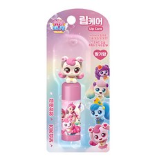 캐치티니핑 아동 어린이 귀여운 캐릭터 립케어 입술 보습 보호제 촉촉한 립밤 딸기향, 2개, 3.8g, 하츄핑