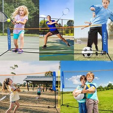 GDM 족구대 네트 동호회 그물망 이동식 6.1m nys+381px