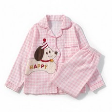 달콩슈 주니어용 상하의 파자마 세트 시원한 잠옷 주니어 아동 남아 여아 DKP909