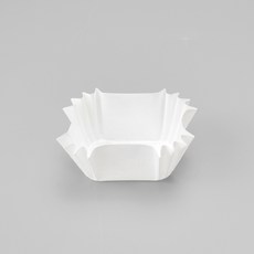 DRP 일회용 코팅컵 머핀컵 유산지컵 도시락데코컵 직사각 55mm, 250개, 250개, 화이트