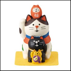 DECOLE concombre 日本進口世界旅貓/福氣招財貓公仔，正版貓咪裝飾擺飾，療癒系禮物首選
