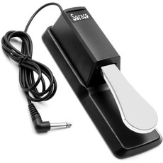 Soraco Sustain Pedal Universal for Yamaha Casio Roland Korg Behringer Moog 피아노 미디 전자 키보드 스타일 극성 스위치