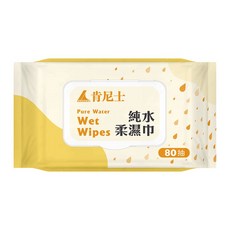 肯尼士KENNEX加蓋型純水柔濕巾 (80抽x24包) 濕紙巾 擦手巾 柔膚濕巾 潔膚濕巾, 24個, 80張, 40g