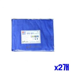 x2개 블루 행주10매 빨아쓰는행주 위생 면행주 97425ea 1(EA), 1개, 1개