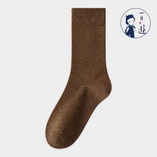 NicoFun 愛定做 MIU系穿搭中筒襪 3雙 無骨縫頭 羅紋針織襪 美拉德棕色咖啡女襪