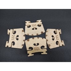 小提琴琴碼（4弦標示位置）馬橋琴橋碼 硬楓木, 1個