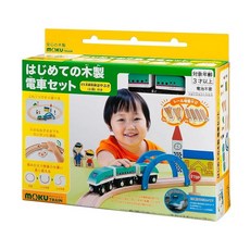 moku TRAIN 처음 목제 전철 세트 E5 계 신칸센 하야부사 3 양 첨부, 1개, 상세페이지 참조