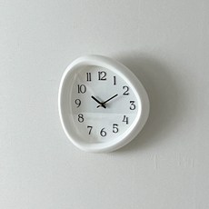 루블 미니 무소음 벽시계, 루블벽시계_화이트, 루블시계 - 화이트