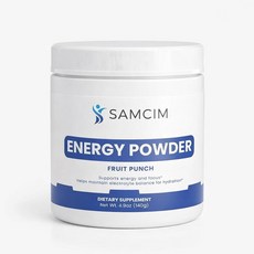 SAMCIM 에너지 드링크 파우더 믹스 과일 펀치 20회 분량, 1개, 20정