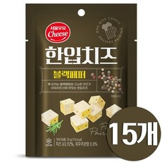 서울우유 한입치즈 블랙페퍼 15개, 35g