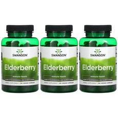 스완슨 엘더베리, 120정, 3개