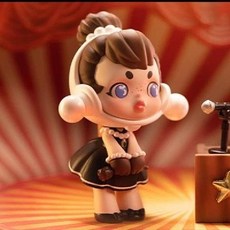 팝마트 스컬판다 액션 컷! 시리즈 피규어 랜덤 블라인드 박스 트렌디한 장식품 선물, 라이징 스타