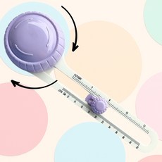 오누원(OnuONE) 원형 컴퍼스 종이커터기 대사이즈, 1개, 라일락퍼플