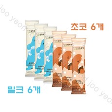 상하목장 얼려먹는 아이스크림 세트 85ml x 12개 (밀크6 +초코6)