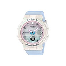CASIO BABY-G BGA-250-7A3 여성용 방수 시계 핑크 블루
