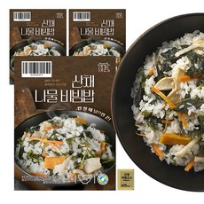 [1+1+1 3봉+간장소스1개] 맛집곳간 국내산 산채나물 비빔밥재료 건나물 영양밥 건강밥, 15g(2인용), 3개