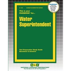 (영문도서)Water Superintendent Paperback, National Learning Corp, English, 9781799315346