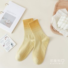 ScottyBear 冰淇淋漸變色 矽膠防滑瑜珈襪 普拉提專業運動襪 減震女襪 ZM115