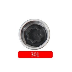도난 방지 휠 볼트 잠금 너트 키 어댑터 타이어 나사 클래스 제거 도구, 2. 301, 1개