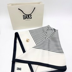 [닥스] 여성 실크 스퀘어 미로 스카프+링증정 / 선물포장+쇼핑백동봉