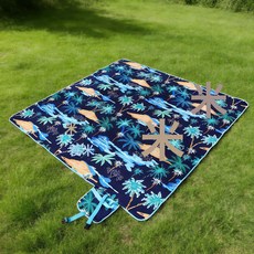 印花防水防潮隔髒便攜摺疊野餐墊戶外露營墊野餐布墊子野炊郊遊, 印花